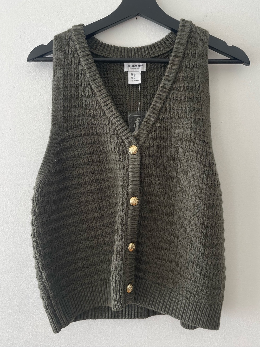 Song of Style by Aimee Song Knit Vest Top Size XL